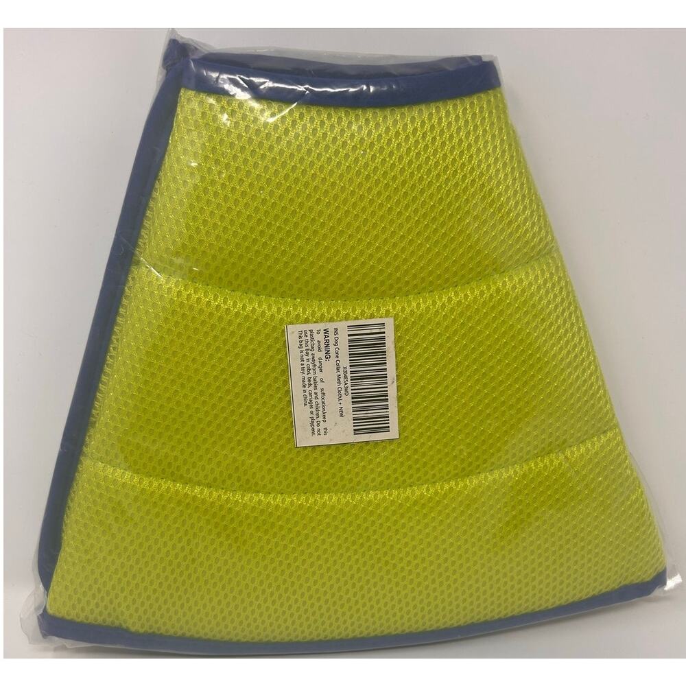 Medium‎ Soft Dog Collar/Cone Green/Yellow Blue For After Surgery 11" Tall